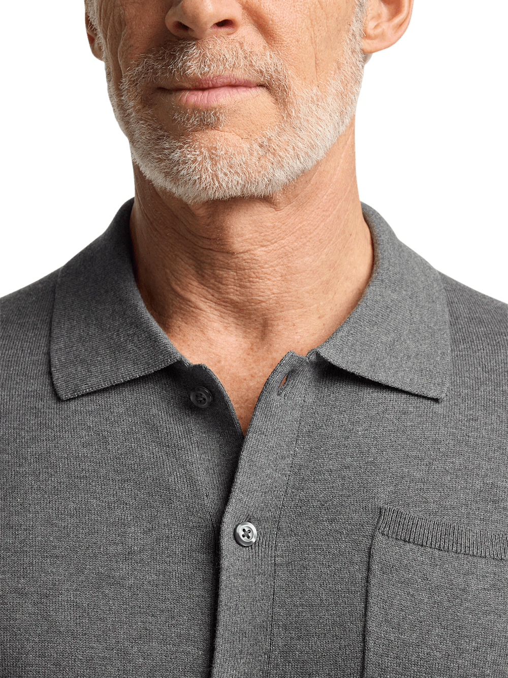 Alternate Image of Supima Cotton Button Front Polo-2