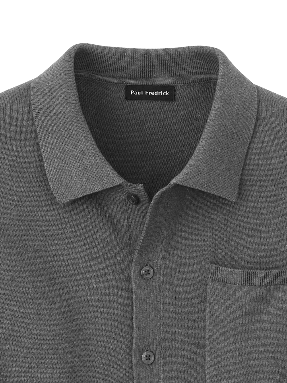 Alternate Image of Supima Cotton Button Front Polo-5