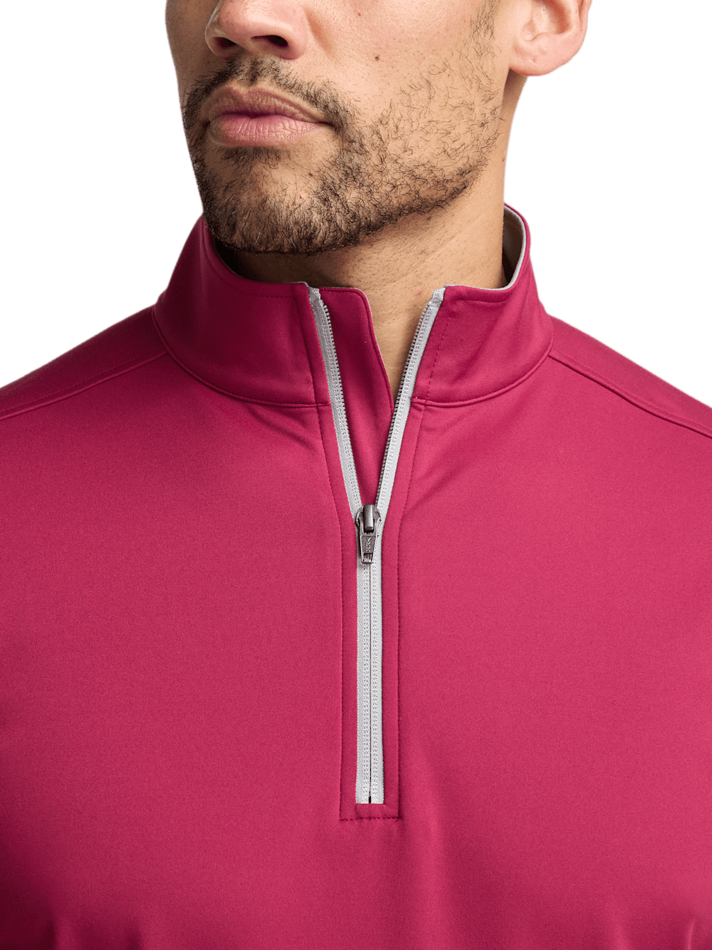 Alternate Image of Performance Blend Quarter Zip Mock Neck-2