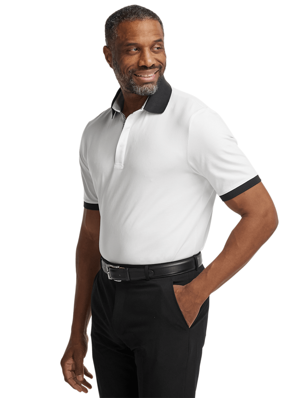 Alternate Image of Cotton Blend Three Button Polo-4