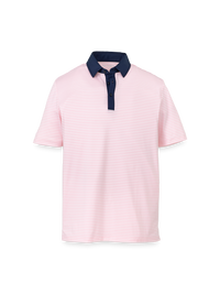 Performance Blend Three Button Polo - Pink