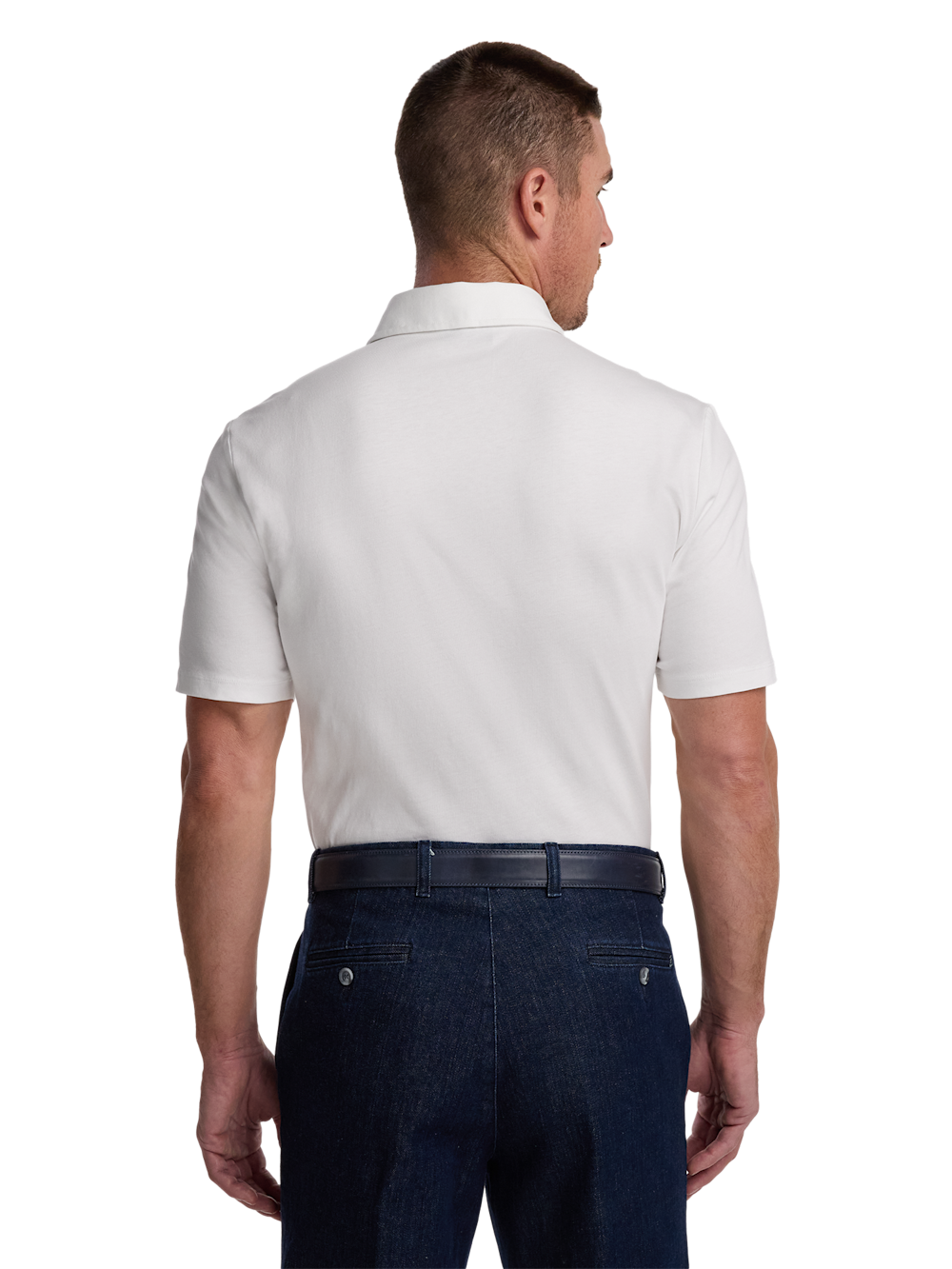 Alternate Image of Mercerized Cotton Three Button Polo-5