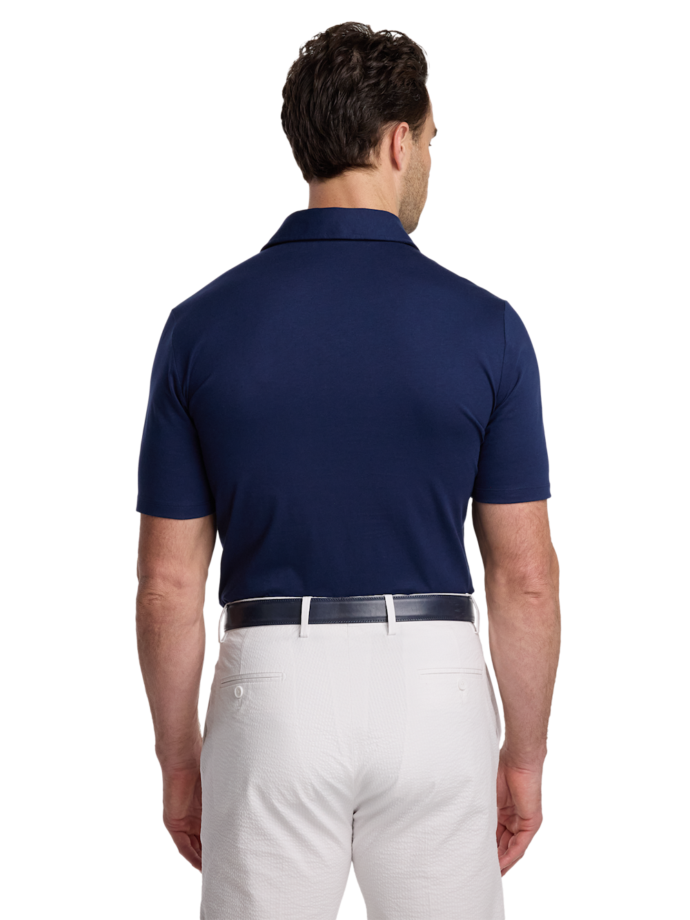 Alternate Image of Mercerized Cotton Three Button Polo-5