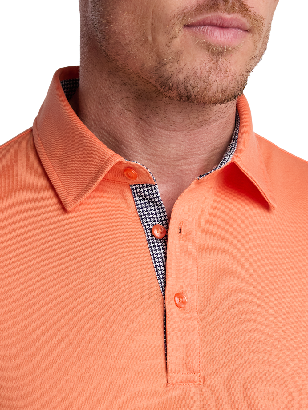 Alternate Image of Mercerized Cotton Three Button Polo-3