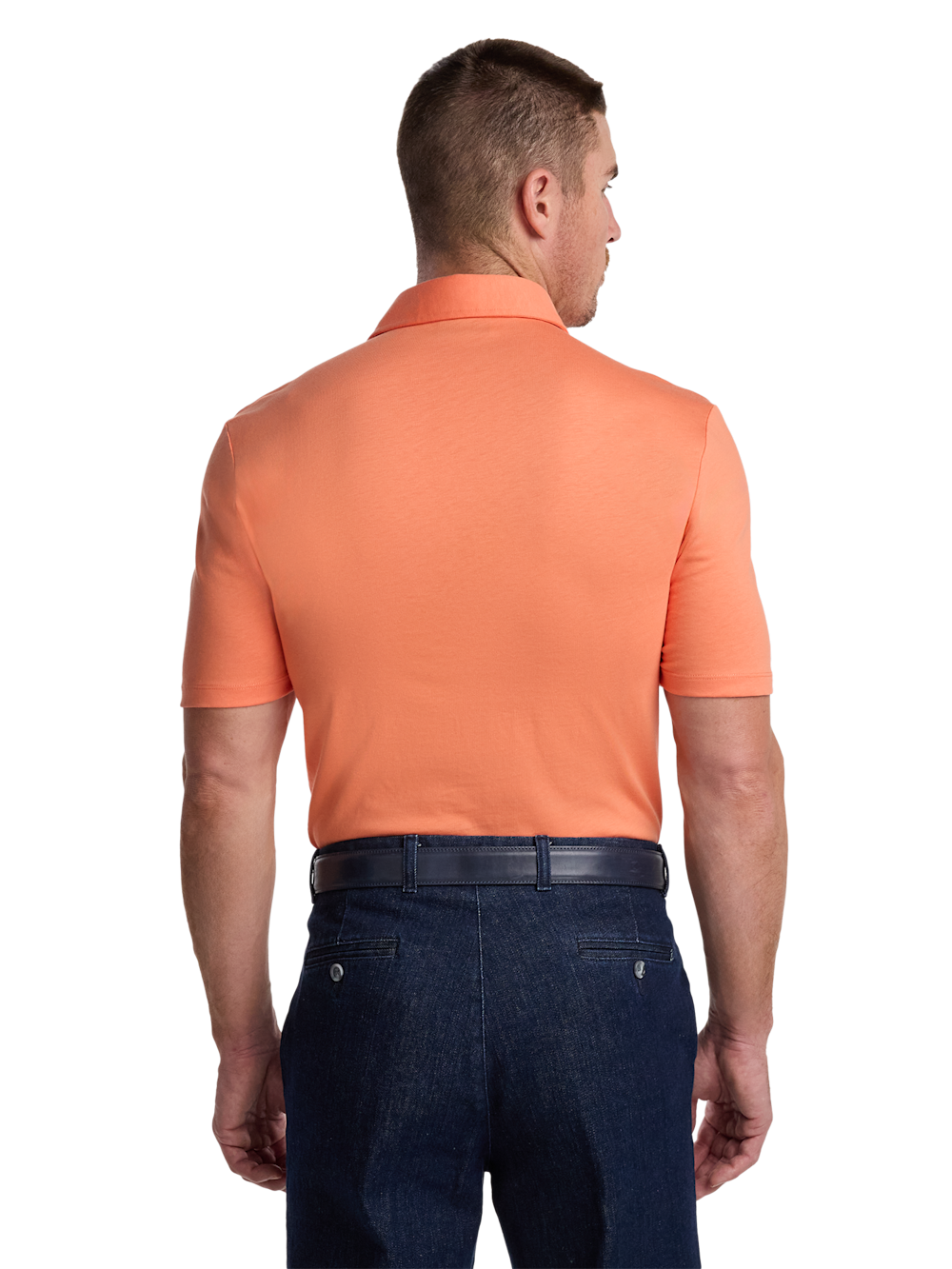 Alternate Image of Mercerized Cotton Three Button Polo-5