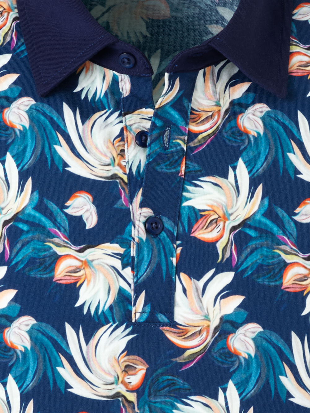 Alternate Image of Cotton Three Button Polo-6