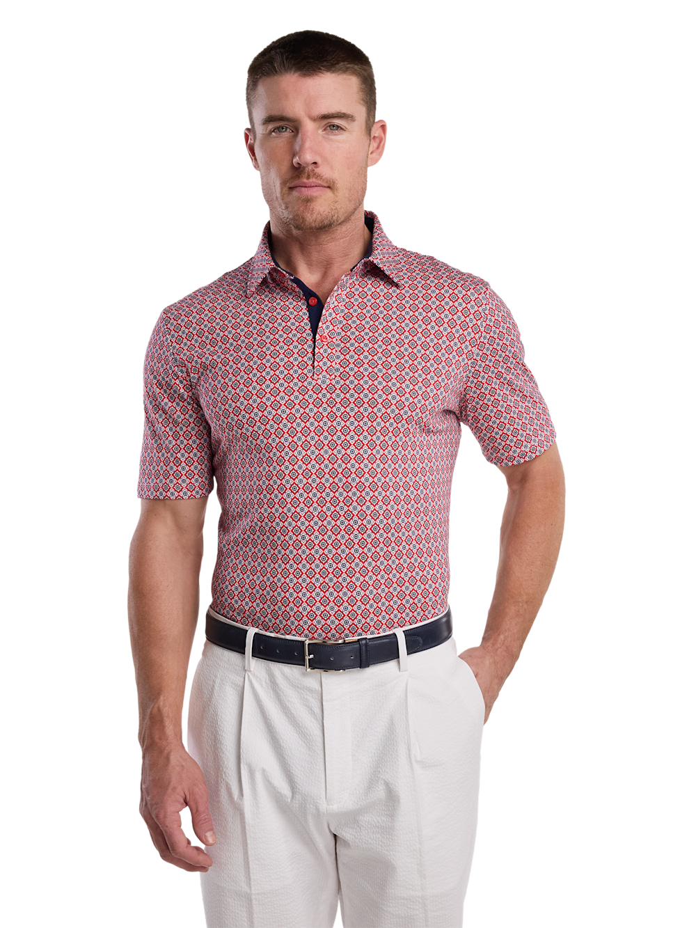 Alternate Image of Cotton Three Button Polo-2