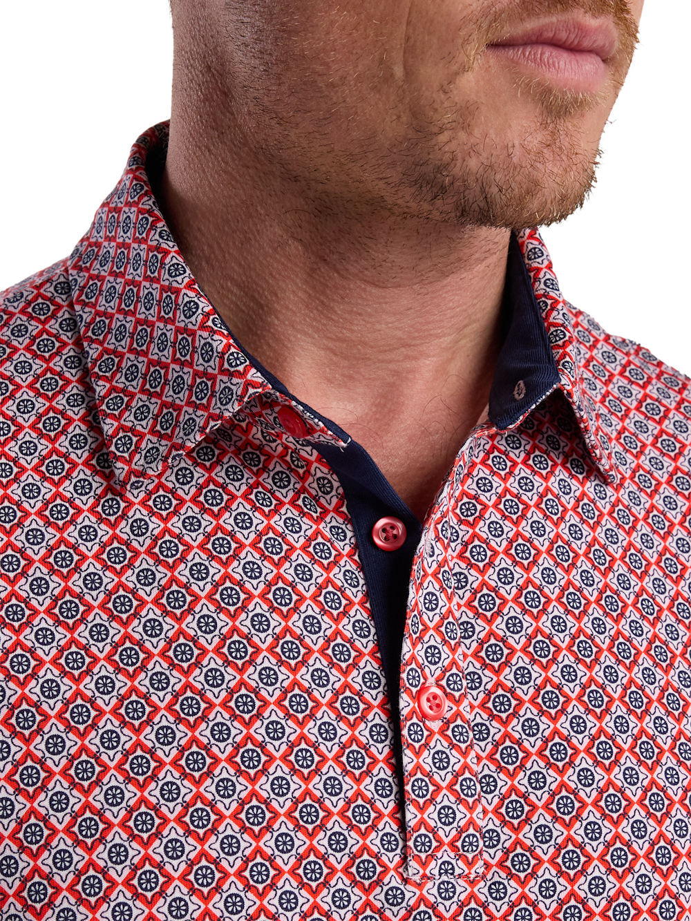Alternate Image of Cotton Three Button Polo-3