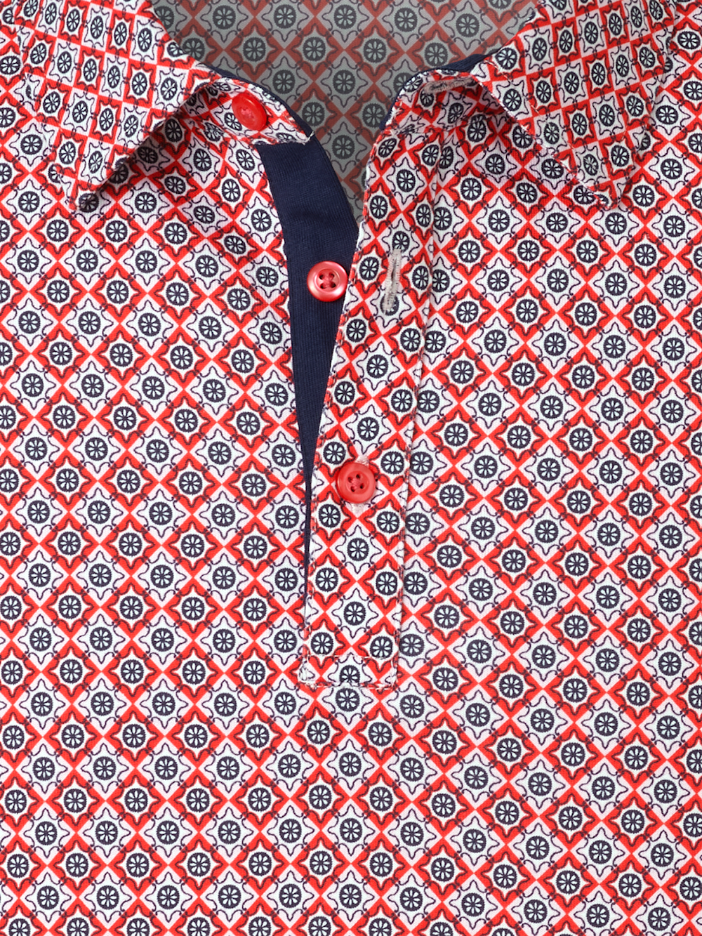 Alternate Image of Cotton Three Button Polo-6