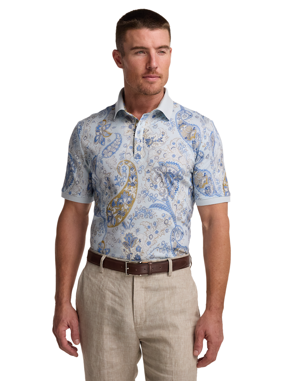 Alternate Image of Cotton Three Button Polo-2