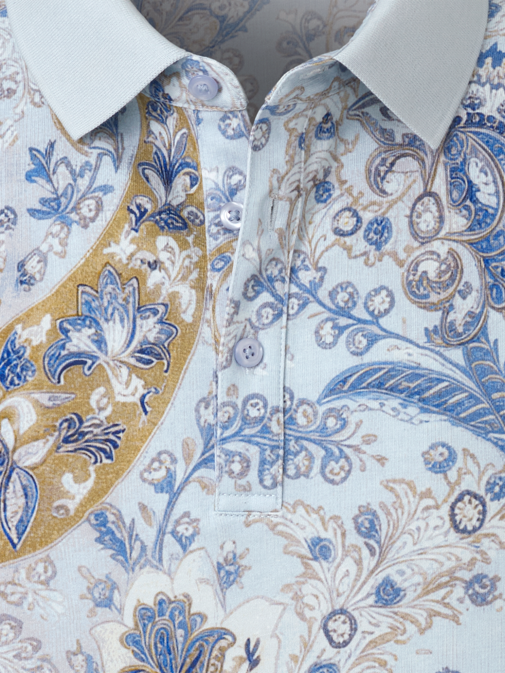 Alternate Image of Cotton Three Button Polo-6