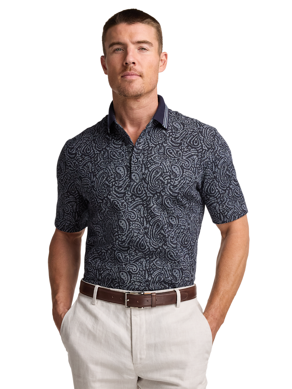 Alternate Image of Cotton Three Button Polo-2
