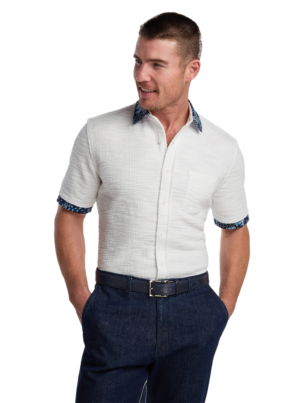 Alternate Image of Cotton Button Front Polo-2