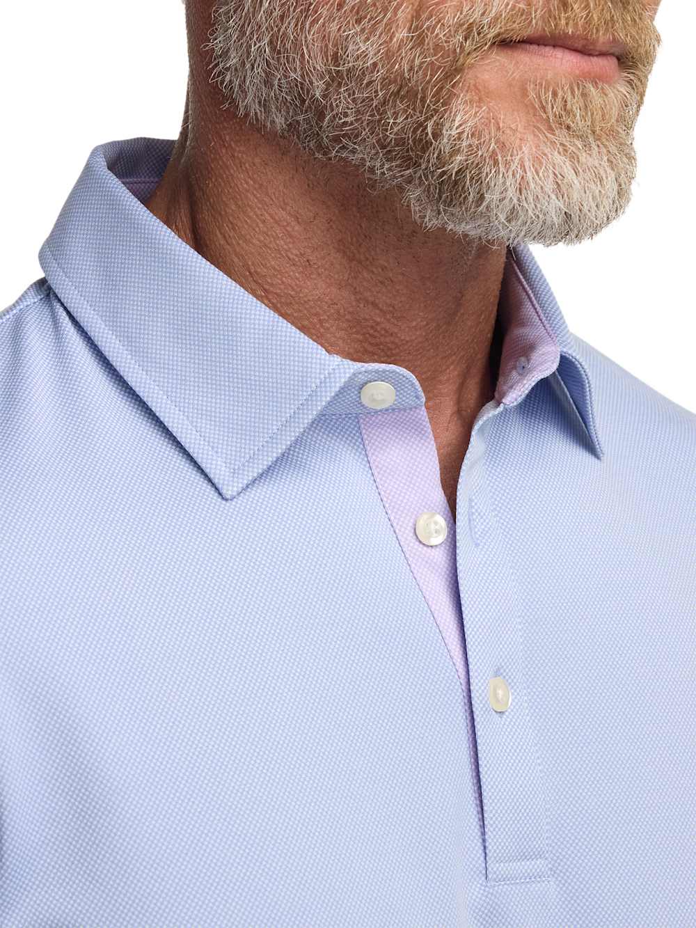 Alternate Image of Cotton Blend Three Button Polo-2