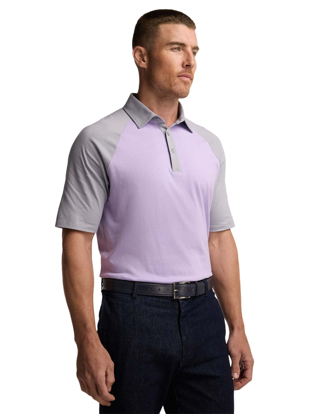 Alternate Image of Mercerized Cotton Three Button Polo-1