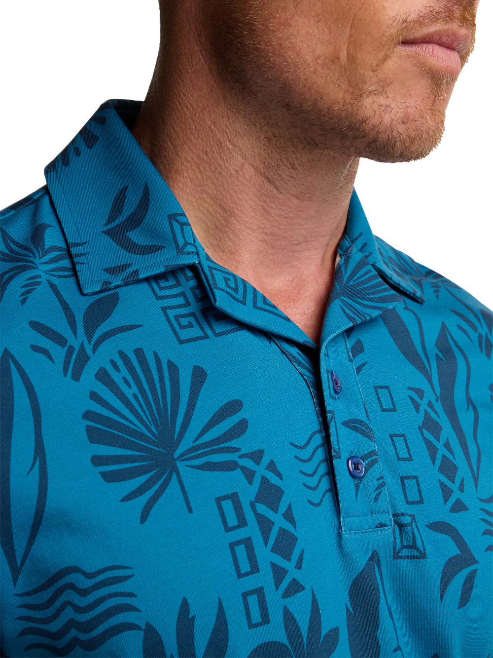 Alternate Image of Cotton Two Button Pullover Camp-2