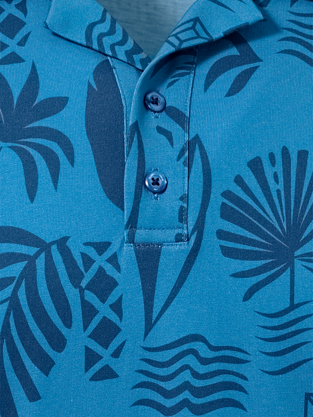 Alternate Image of Cotton Two Button Pullover Camp-5