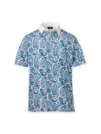 Cotton Three Button Polo - Multi