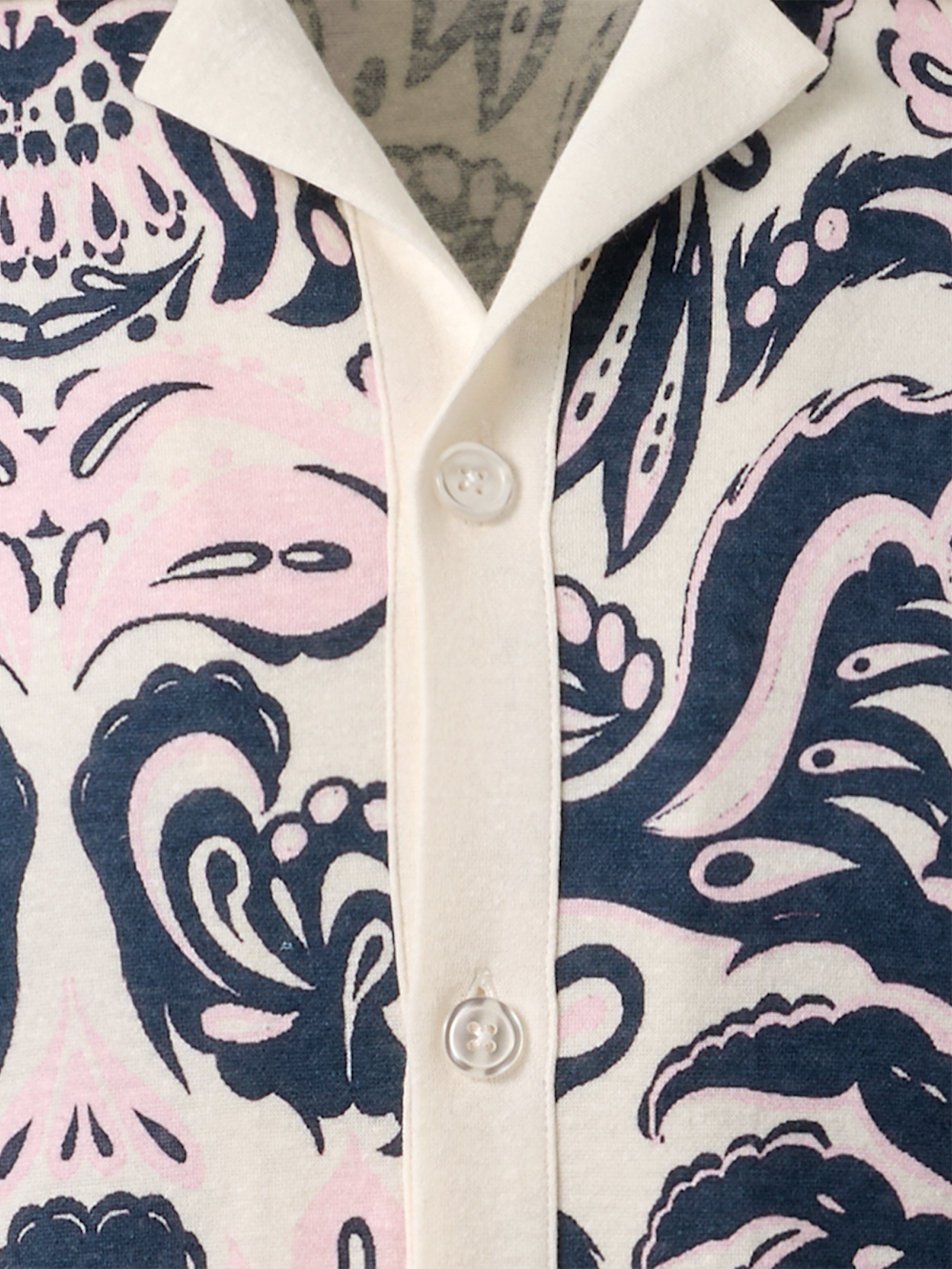 Alternate Image of Linen Blend Button Front Camp-5