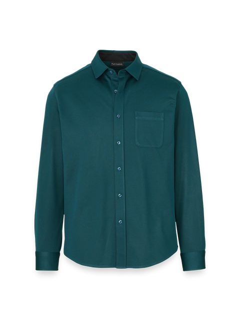 slim fit dress slacks NAKED AND FAMOUS Size M Forest Green Cotton Long Sleeve Shirt – Sui Generis  Designer Consignment