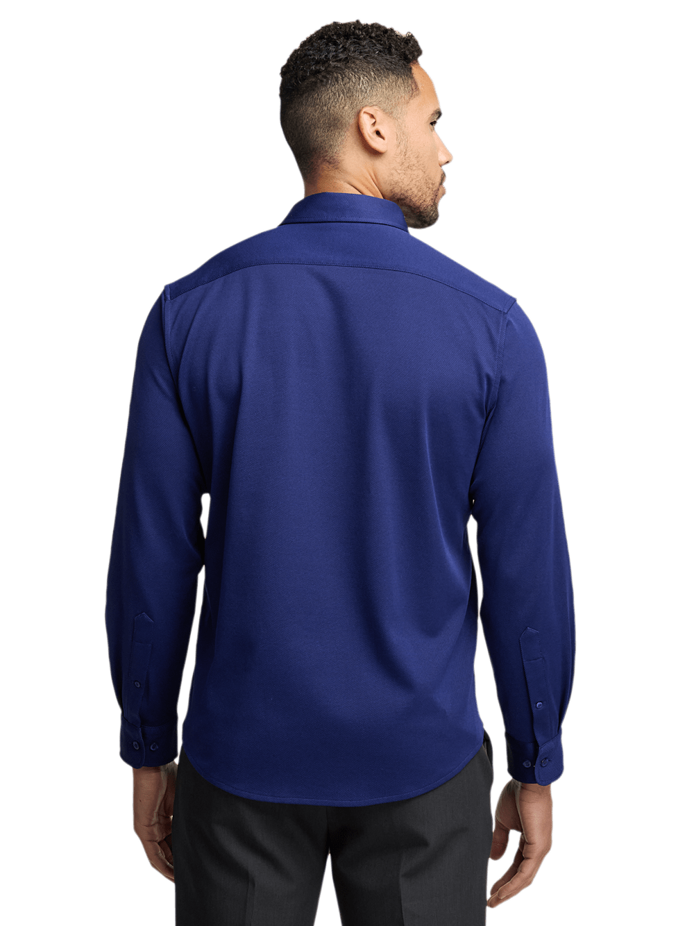 Alternate Image of Cotton Blend Button Front Polo-5