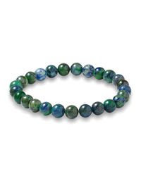 Semi Precious Bead Bracelet - Green/blue