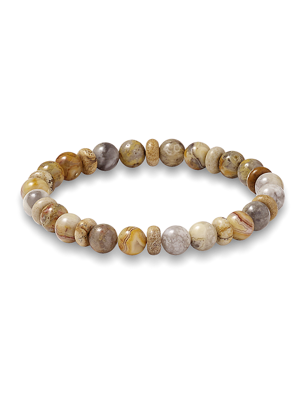 Product Image of Semi Precious Bead Bracelet-Tan Multi