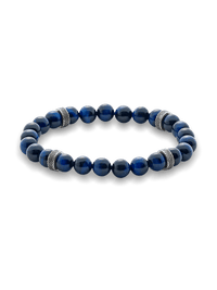 Semi Precious Bead Bracelet - Navy