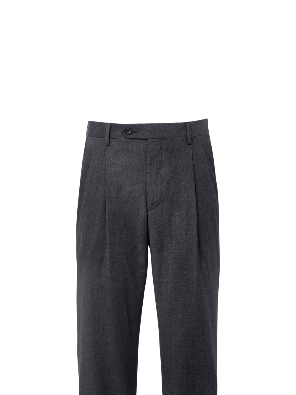 Alternate Image of Wool Gabardine Pants-1#model_pleated front