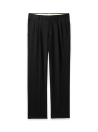 Wool Gabardine Pants - Black