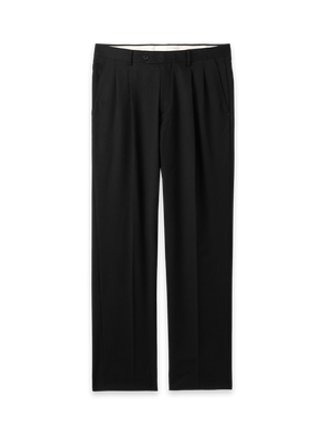 Wool Gabardine Pants - Black