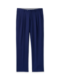 Wool Gabardine Pants - Bright Navy