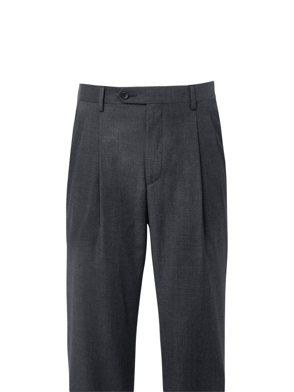 Alternate Image of Wool Gabardine Pants-111#model_pleated front