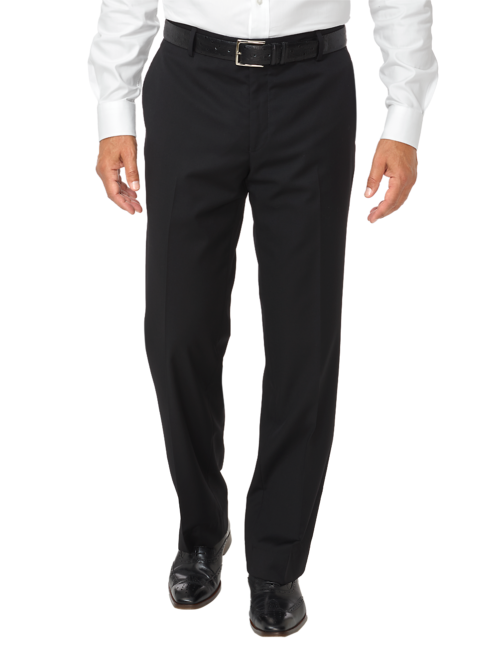 Men's Black Solid Bottoms 