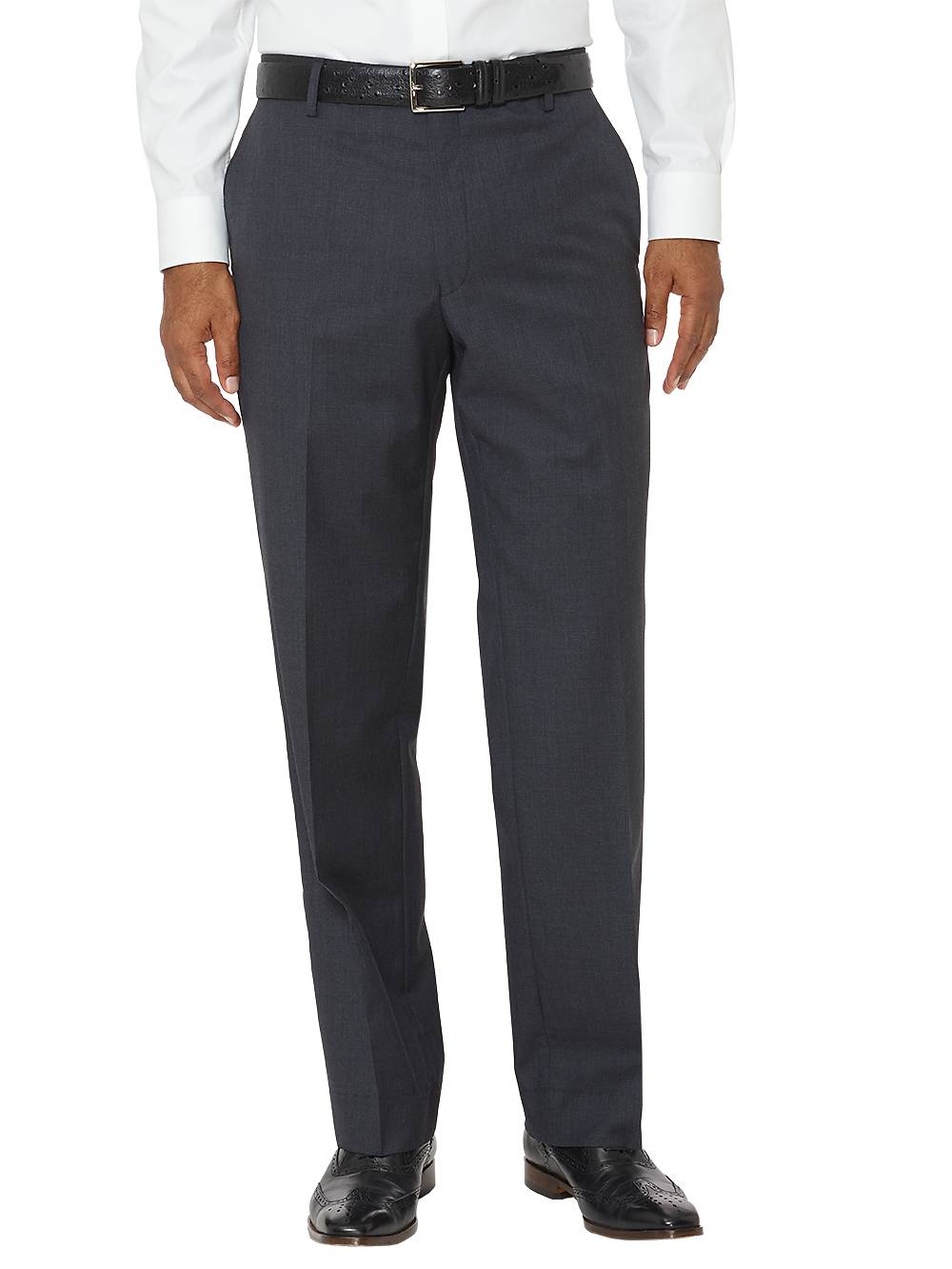 Men's Charcoal Solid Bottoms 