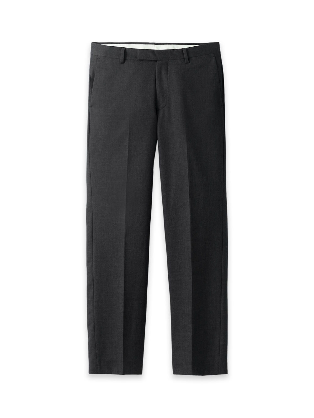 Alternate Shot of Men's Charcoal Solid Bottoms  - 4#["PA4010L", "model_flat front"]