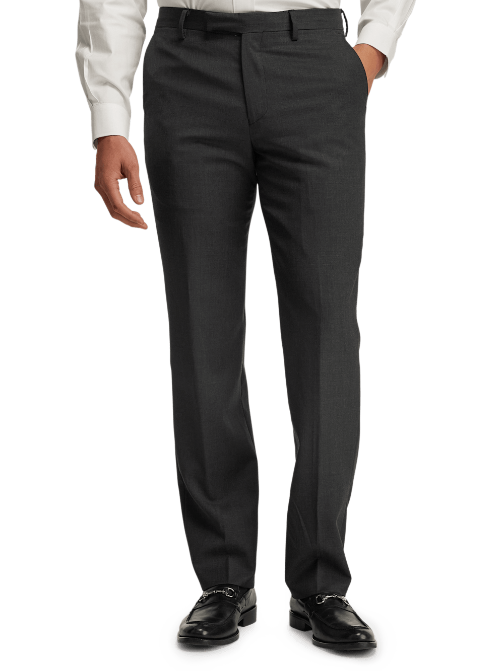 Alternate Image of Wool Gabardine Pants-1#model_flat front