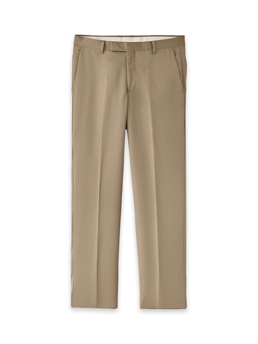 Alternate Shot of Men's Tan Solid Bottoms  - 4#["PA4010L", "model_flat front"]