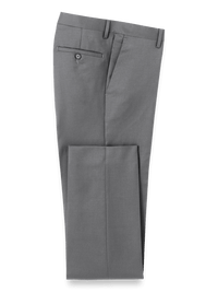 Wool Gabardine Pants - Medium Grey