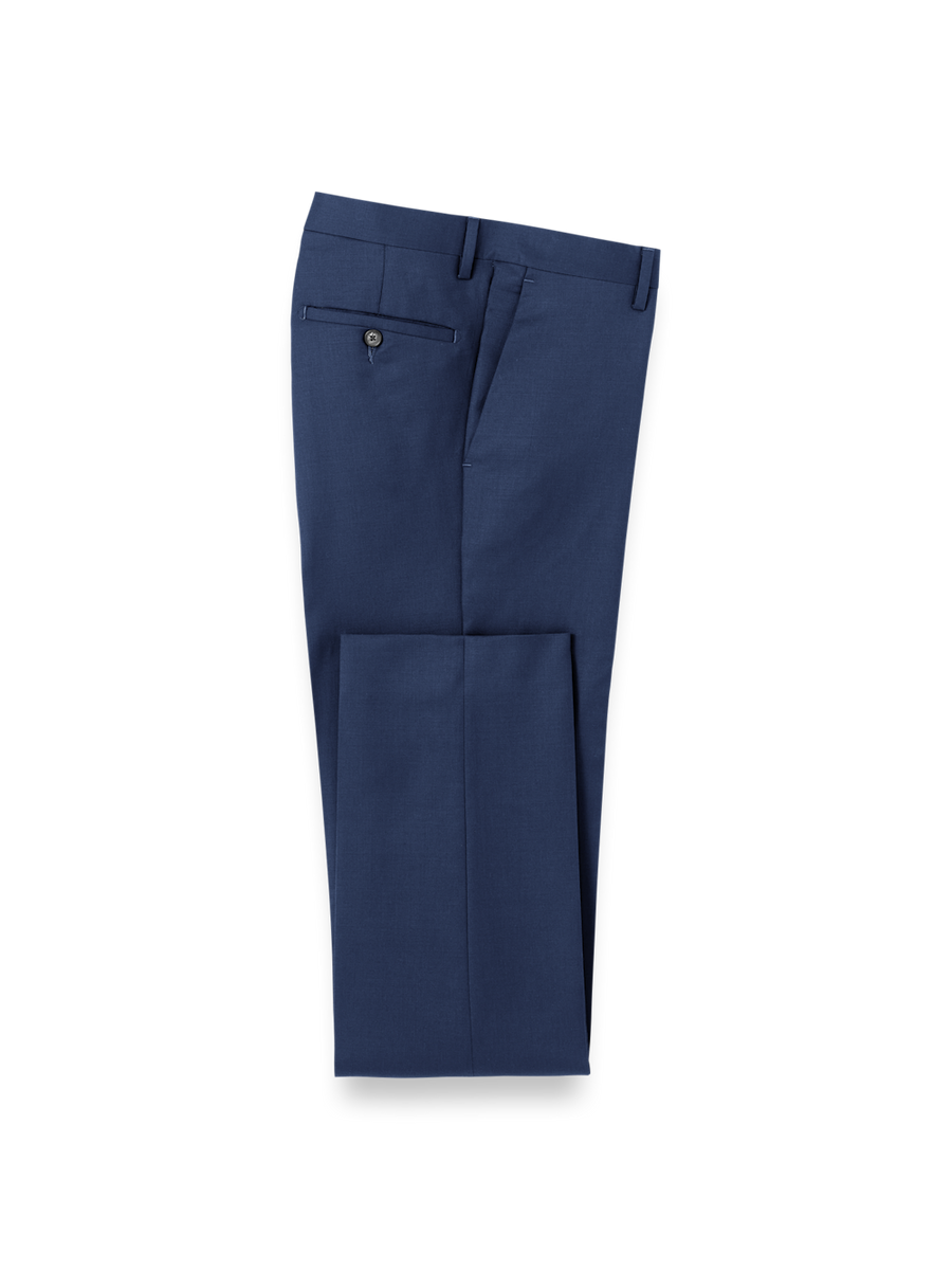 Wool Gabardine Pants - Bright Navy – Paul Fredrick Wool Gabardine Pants - Bright Navy – Paul Fredrick