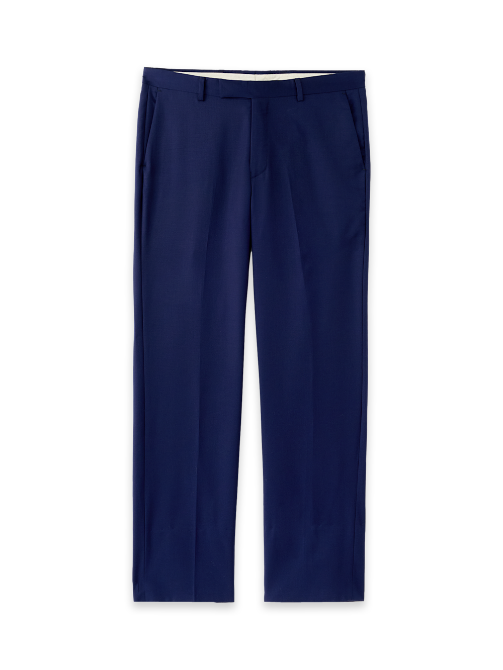 Alternate Shot of Men's Bright Navy Solid Bottoms  - 4#["PA4010L", "model_flat front"]