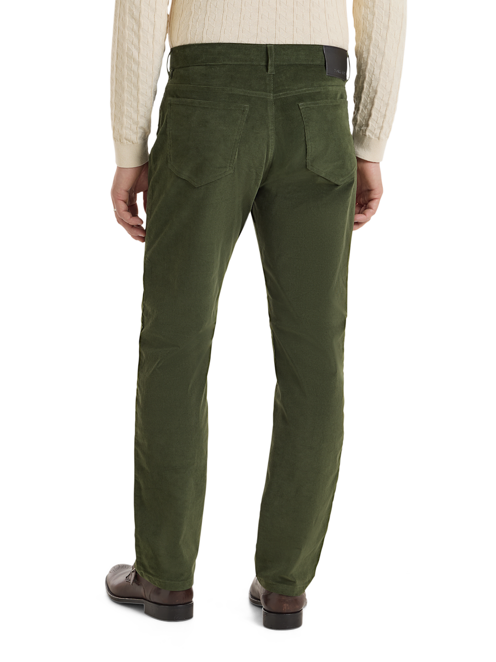 Alternate Shot of Men's Pine Green Solid Bottoms  - 2