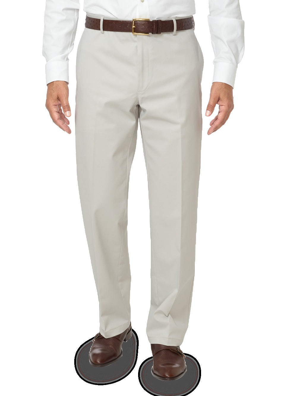 Impeccable Flat Front Pant, Non-iron, Smart Stretch Waistband
