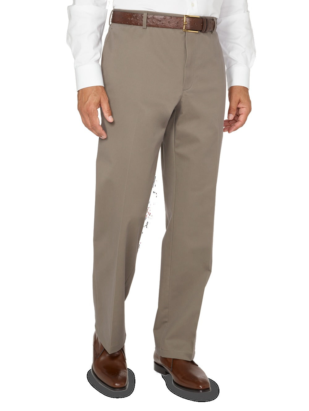 Impeccable Flat Front Pant, Non-iron, Smart Stretch Waistband