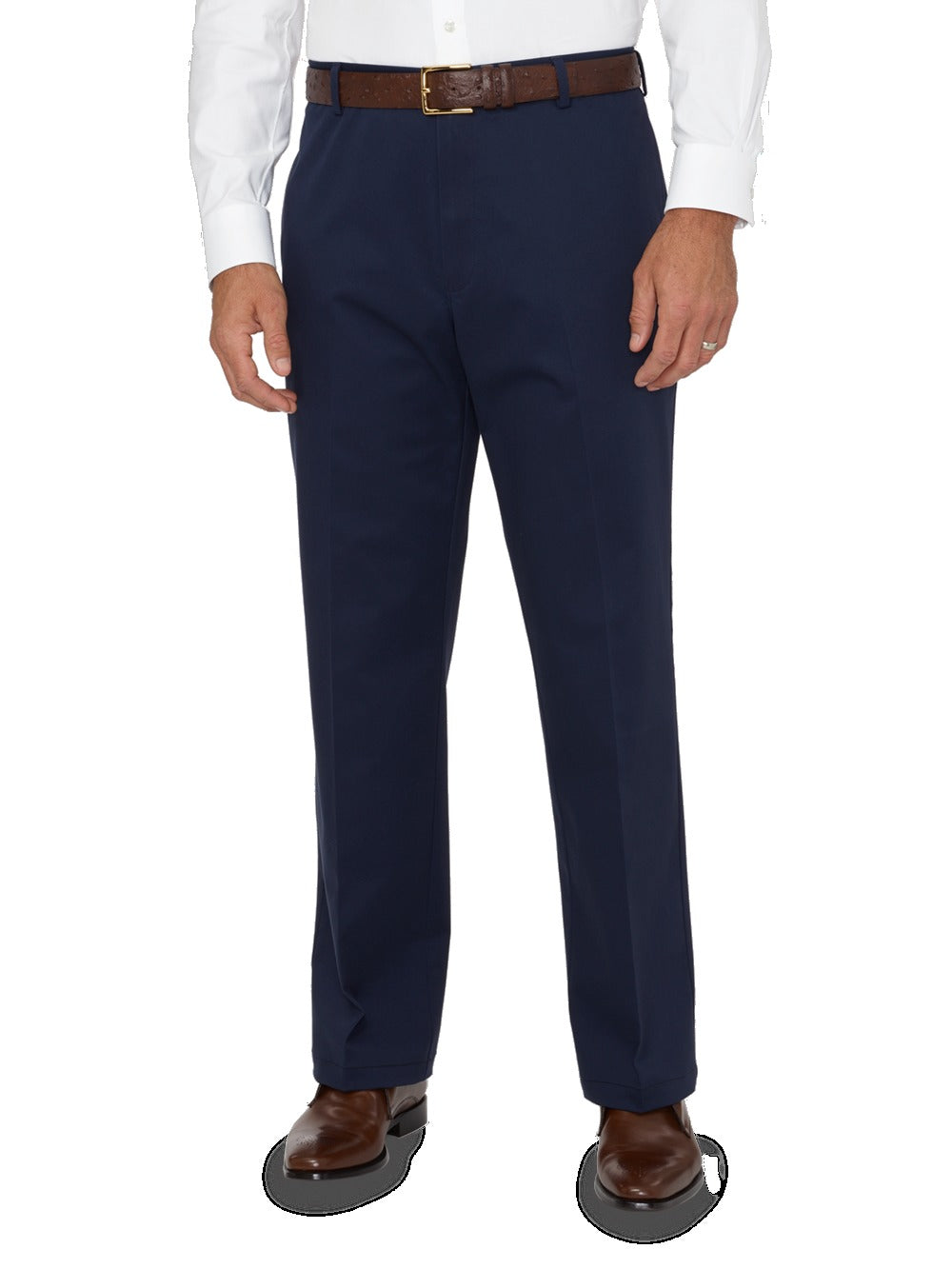 Impeccable Flat Front Pant, Non-iron, Smart Stretch Waistband