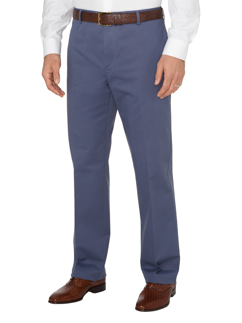 Impeccable Flat Front Pant, Non-iron, Smart Stretch Waistband