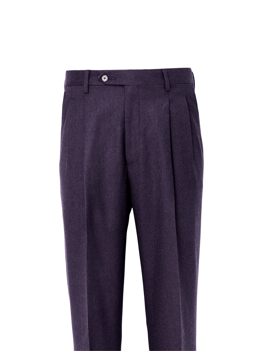 Alternate Image of Wool Flannel Pleated Pant-1#model_pleated front