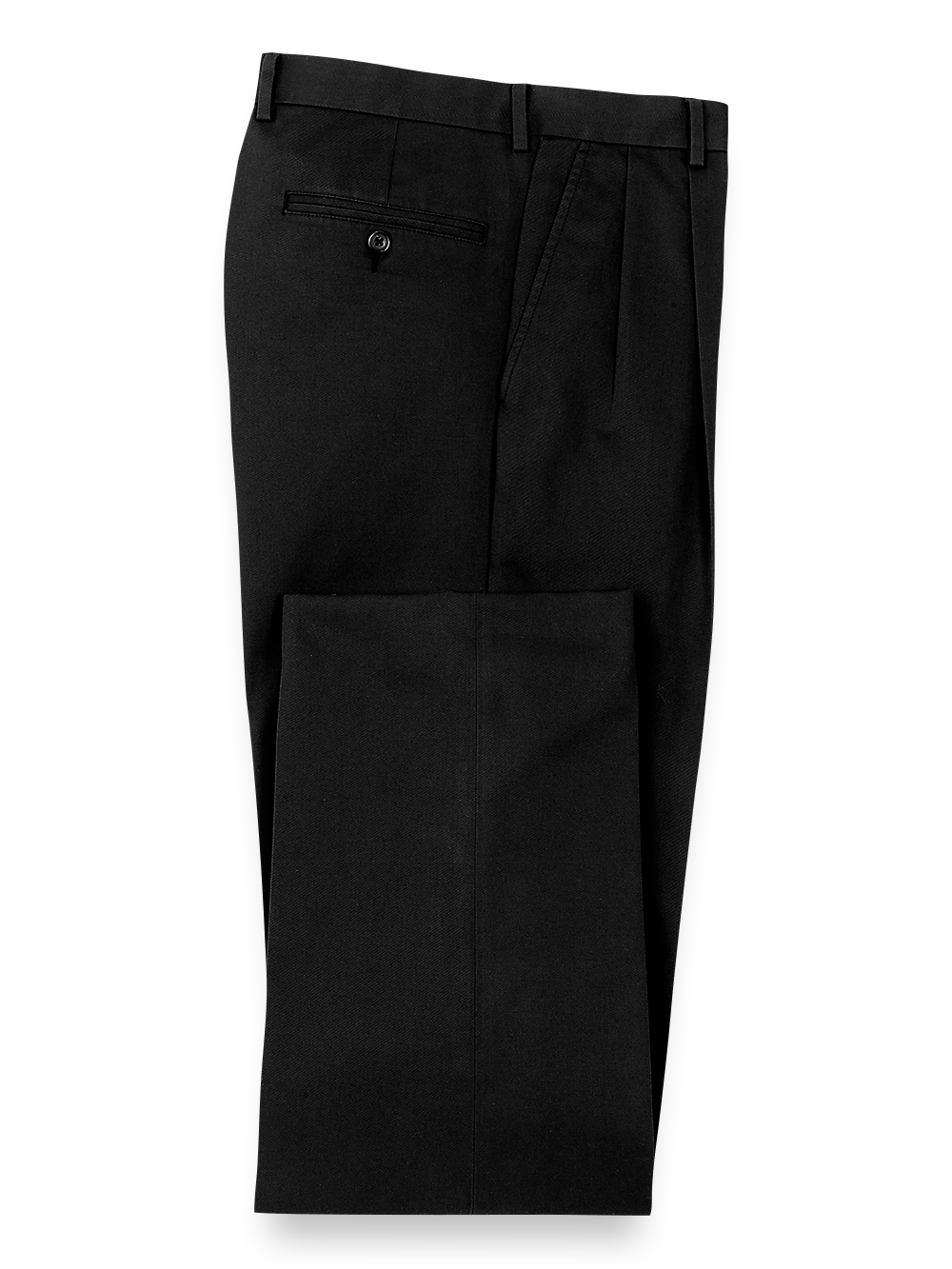 Men's Black Solid Bottoms 