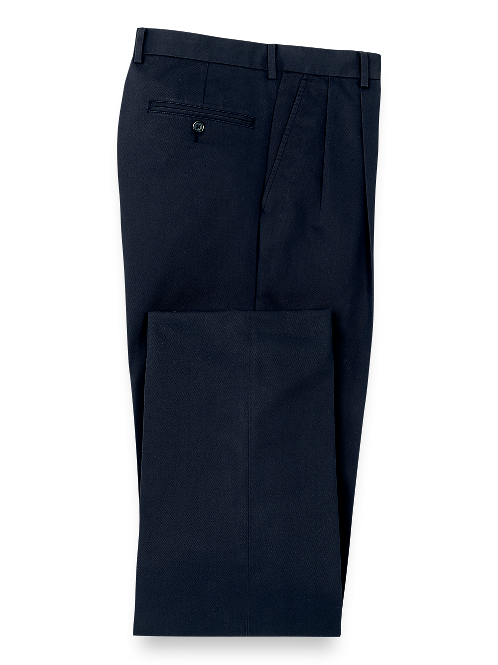 Men's Navy Solid Bottoms 
