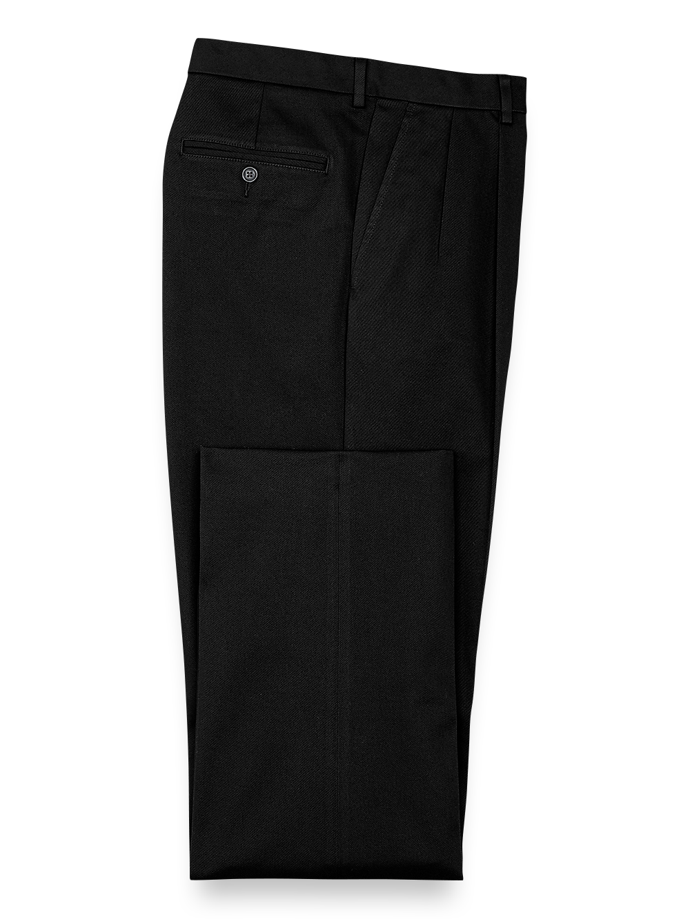 Men's Black Solid Bottoms 